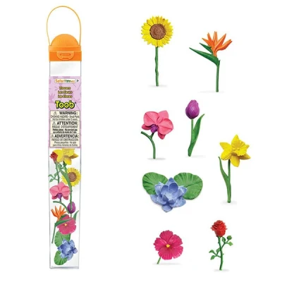 Afbeelding van Speelfiguren Bloemen Toob Safari Ltd 8 stuks