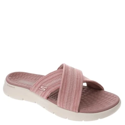 Afbeelding van Skechers O t g Damessandalen Go Walk Flex met indruk, Paars textiel