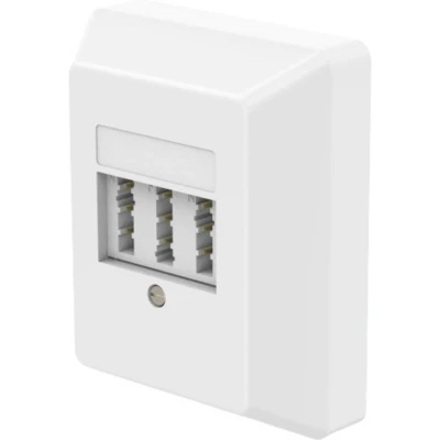 Afbeelding van Hama Telefoonaansluitdoos Telefoon Opbouw (op muur) Wit
