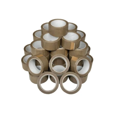 Afbeelding van Kortpack Bruine PP Tape Acryl, Low Noise. 36 Rollen High Tack Bruin (36 Rollen)