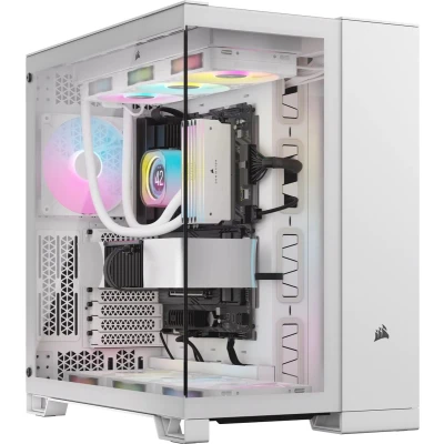 Afbeelding van Corsair iCUE LINK 6500X RGB Midi tower PC behuizing Wit Zijvenster