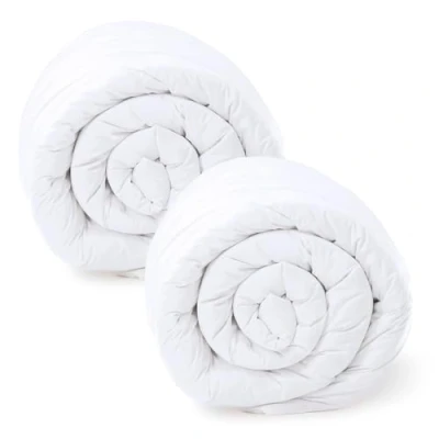 Afbeelding van dekbed all season 140 x 200 cm slaapdeken warm Set: 2 wit
