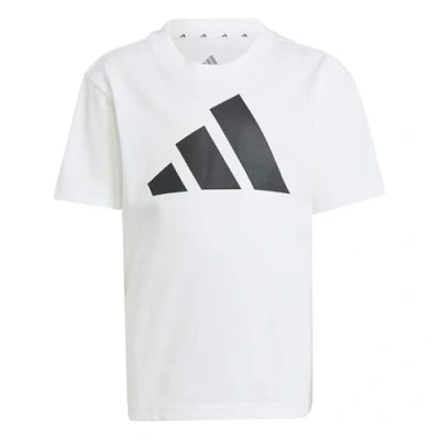 Afbeelding van adidas Performance TEE Unisex Tshirt basic voor kinderen, Maat: 140, White/black