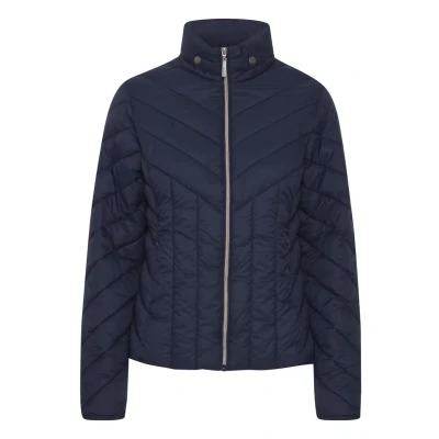 Afbeelding van Fransa Padma JA Winterjas, Dames, Maat: Large, Navy blazer