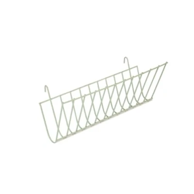 Afbeelding van Beeztees Voederruif Metaal Ruif 26 cm Wit