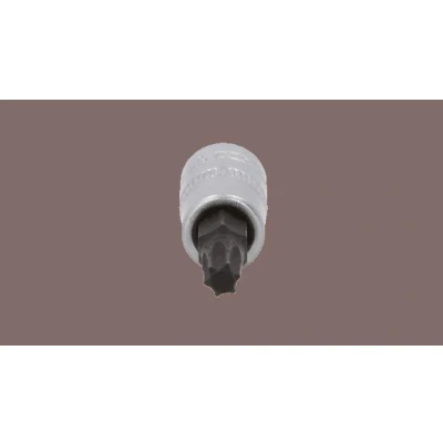 Afbeelding van KS TOOLS 911.1449 Steeksleutelelement DIN3120, ISO1174 T27 Chroom vanadium staal Torx gekarteld