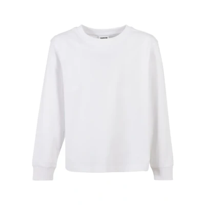 Afbeelding van Urban Classics Kinder BOXY Heavy Longsleeve voor kinderen, Maat: 110/116, White
