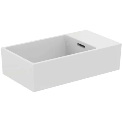 Afbeelding van Ideal Standard Extra fontein (45 x 25 cm) wit zonder kraangat, met