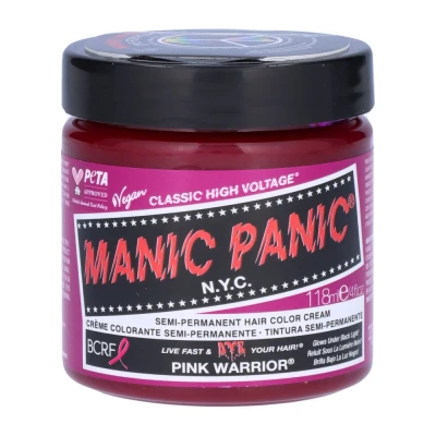 Afbeelding van Manic Panic Pink Warrior Classic Crème, Veganistisch, Cruelty Free Semi Permanente Haarverf, 118 ml