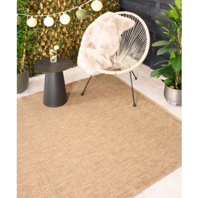 Afbeelding van Jute Buitenkleed Boho Jewel Beige 120x170 Cm