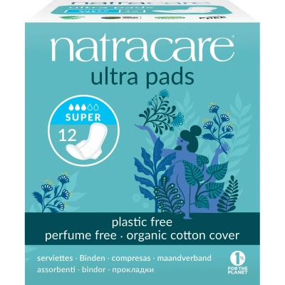 Afbeelding van Natracare Ultra Pads Super Maandverband 12st