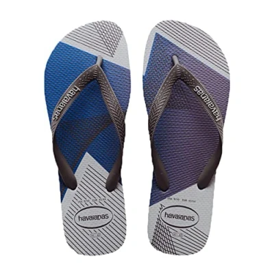 Afbeelding van Havaianas Teenslippers voor kinderen met Brasil logo, Ice Grey/Nevoa