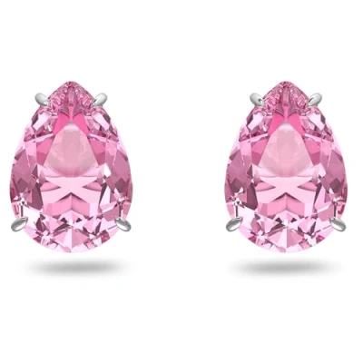 Afbeelding van Swarovski dames Oorknopjes met kristal in de kleur Zilver