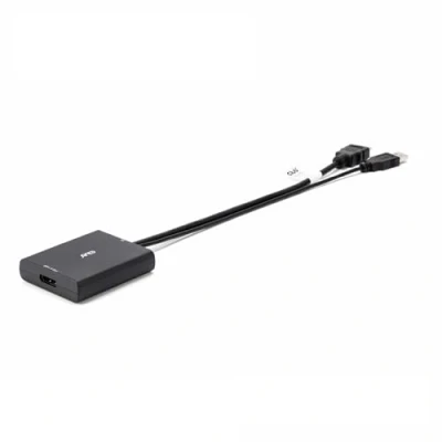 Afbeelding van club3D USB Adapter [1x HDMI stekker 1x DisplayPort bus] + MicroUSB DP 4 1 m