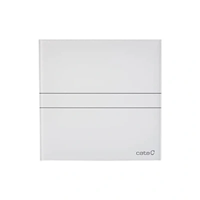 Afbeelding van E 120 GT Afzuiging voor badkamer Serie Glass timer Front van wit glas Met Energie efficiëntieklasse B Stille badkamerafzuiging 17 cm breed Cata