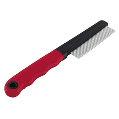 Afbeelding van Ferplast Vachtkam Middel Hondenvachtkam 20x1.6x3.5 cm Rood Zwart