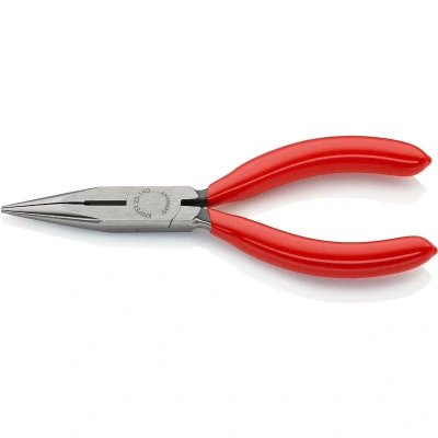 Image de KNIPEX 25 01 140 pince plate avec coupe latérale (pince radio) plastifiée noire atramentisée mm