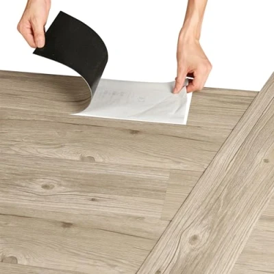 Afbeelding van neu.holz Gelamineerde planken, pvc, vinyl, design vloercoating, zelfklevend, geschikt voor vloerverwarming, Italiaanse eik, 42 stuks, 5,85 m²