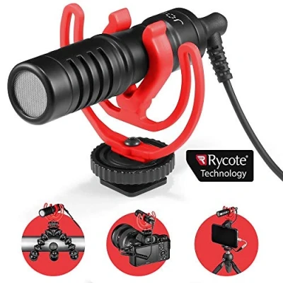 Image de JOBY Wavo Mobile Microphone noir rouge