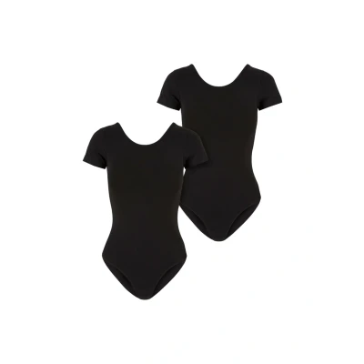 Afbeelding van Urban Classics Organic Stretch Jersey 2 Pack Bodysuit 3XL Zwart/Zwart