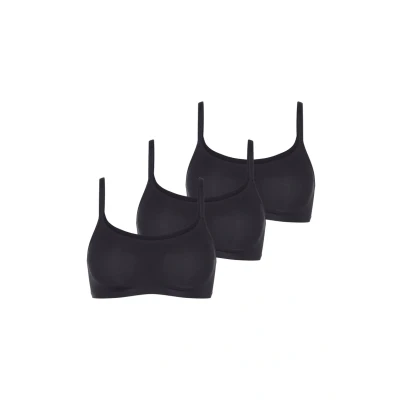 Afbeelding van Sloggi 3PACK GO Daily Bustier, Dames, Maat: XL, Black