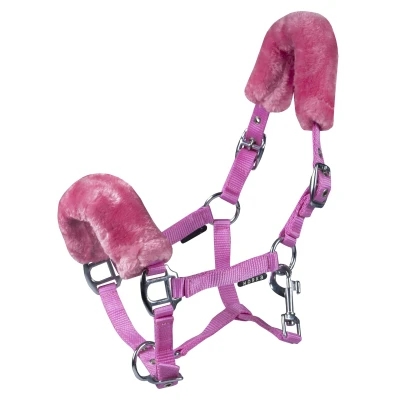Image de Horka Licol pour Poulain Fourrure Rose Shetland