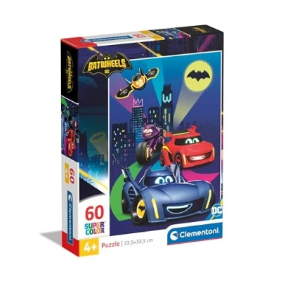 Afbeelding van Clementoni Legpuzzel Super Color Batwheels, 60st.