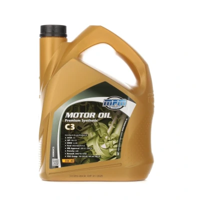 Afbeelding van Mpm Premium Synthetic C3 5W 40 5L Motorolie 05005C3 VOLKSWAGEN: Golf 7, 5, Polo IV Hatchback, BMW: 3 Saloon, Touring, 1 Hatchback