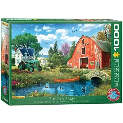 Image de Puzzle Eurographics Dominic Davison : La Grange Rouge par DominicDavison, 1000 pièces