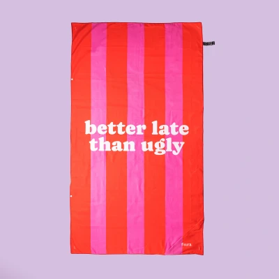 Afbeelding van Better Late Than Ugly Strandlaken