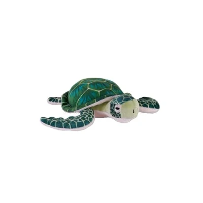 Afbeelding van Wild Republic Cuddlekins Eco Mini Groene Schildpad, Pluche, 20 cm, Pluche Speelgoed, Vulling van Gerecycleerde Waterflessen, Milieuvriendelijk