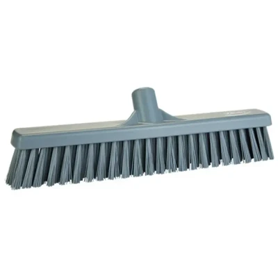 Afbeelding van Vikan Brooms and Sweepers Hygiene combination sweeper Gray Hard Soft Fibers 410mm