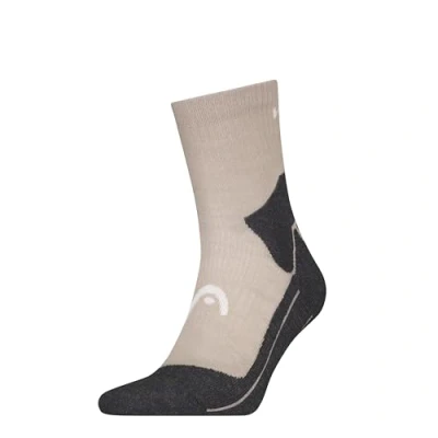 Afbeelding van HEAD halfhoge sokken warm hiking beige &amp; grijs 39 42