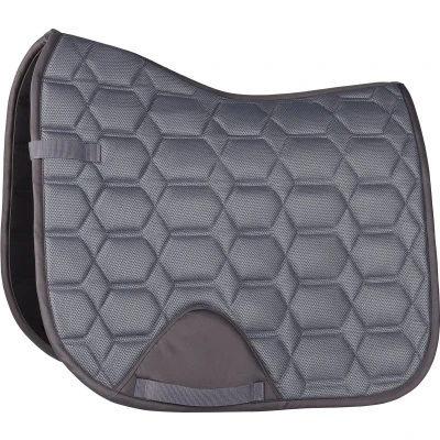 Afbeelding van Harry&#039;s Horse Zadeldekje 3D Mesh Dressuur Zilvergrijs Full
