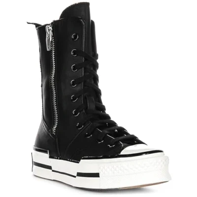 Afbeelding van Converse Chuck 70 PLUS XHI Sneakers hoog, Dames, Maat: 39, Black/egret Leer