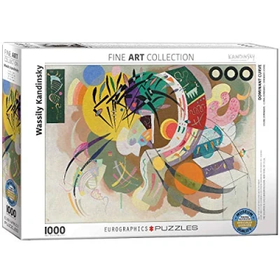 Image de Puzzle Eurographics Vassily Kandinsky : Courbe dominante, 1000 pièces
