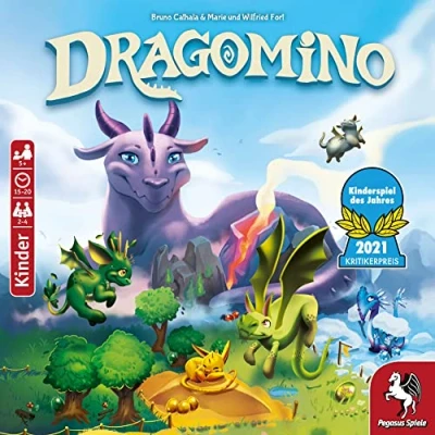 Afbeelding van Pegasus Spiele Dragomino Kinderspiel 20 min Bordspel Rollenspel