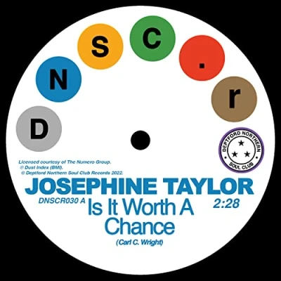 Afbeelding van Josephine Taylor &amp; Krystal Generator Is It Worth A Chance/ Satisfied (7&quot; Vinyl Single)