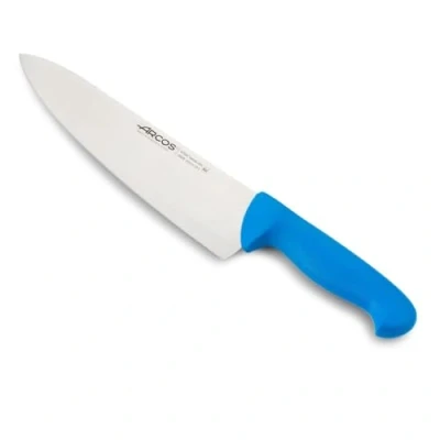 Afbeelding van Arcos Serie 2900 koksmes lemmet van nitrum roestvrij staal 25,4 cm blauw polypropyleen handvat
