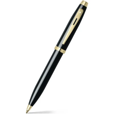 Afbeelding van Sheaffer balpen 100 E9322 glossy black gold tone SF E2932251
