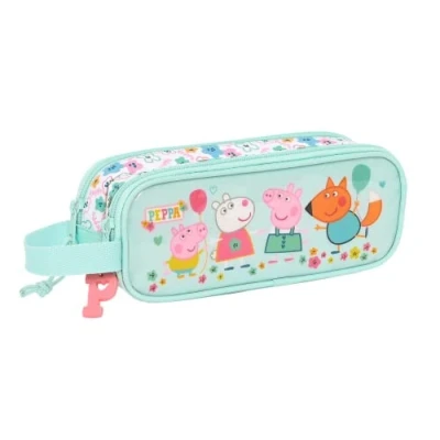 Afbeelding van Schoolpennenzak Peppa Pig Cosy corner Licht Blauw (21 x 8 6 cm)
