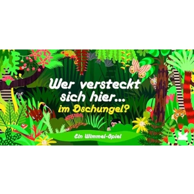 Afbeelding van Wer versteckt sich hier im Dschungel?