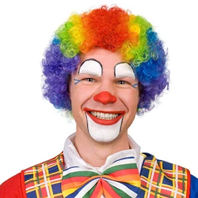 Afbeelding van Boland Pruik Clown Multikleur Volwassenen