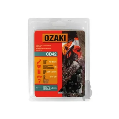 Afbeelding van Zaagketting OZAKI, halfhaaks, in blisterverPakking: 3/8&quot;LP .050 (1,3mm) 56 schakels.