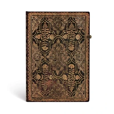 Afbeelding van Notitieboek Paperblanks Mahogany Grande blanco