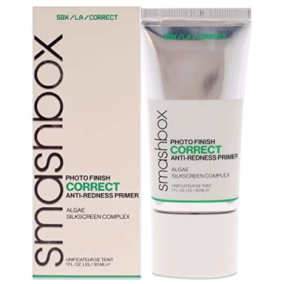 Afbeelding van Smashbox Photo Finish Correct ANTI Redness Primer Foundation, Dames, Maat: 30 ml, Color correcting blend apricot