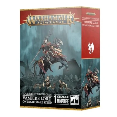 Afbeelding van Warhammer Age of Sigmar Soulblight Gravelords: Vampire Lord on Nightmare Steed