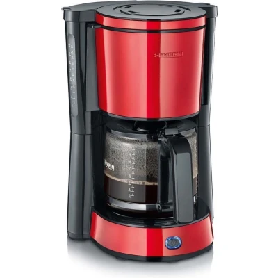 Afbeelding van Severin KA 4817 Koffiezetapparaat Rood/Zwart