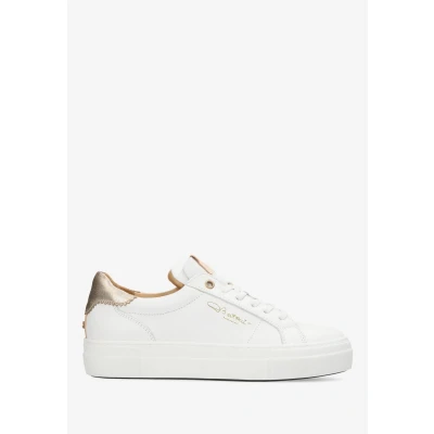 Afbeelding van Fred De La Bretoniere Sneaker Storm Isa White/Gold Maat 39