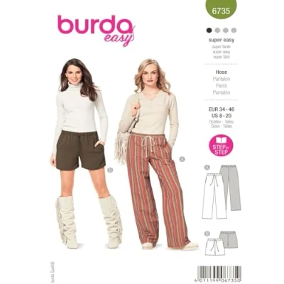 Afbeelding van Burda Naaipatroon 6735 Broek en short
